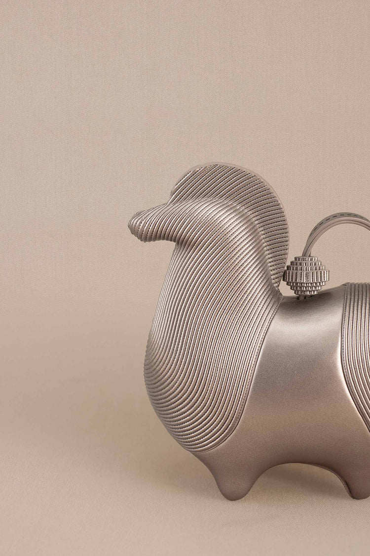 Raahi Top Handle Bag - Metallic Toosh