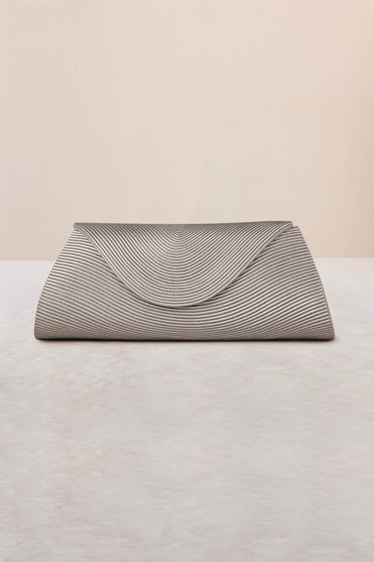 Faux Leather Ida Clutch – Metallics