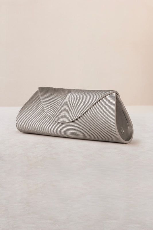 Faux Leather Ida Clutch – Metallics