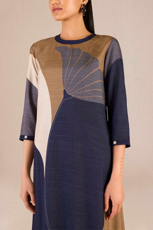 Silk Mirha Tunic Set – Purple