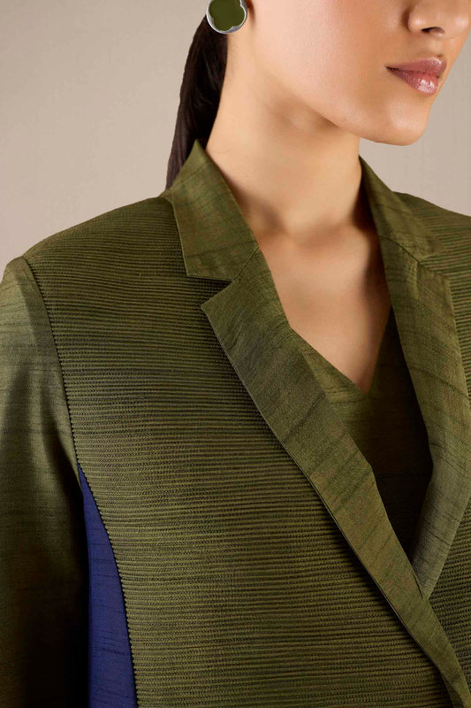 Silk Orla Abaya Set – Green