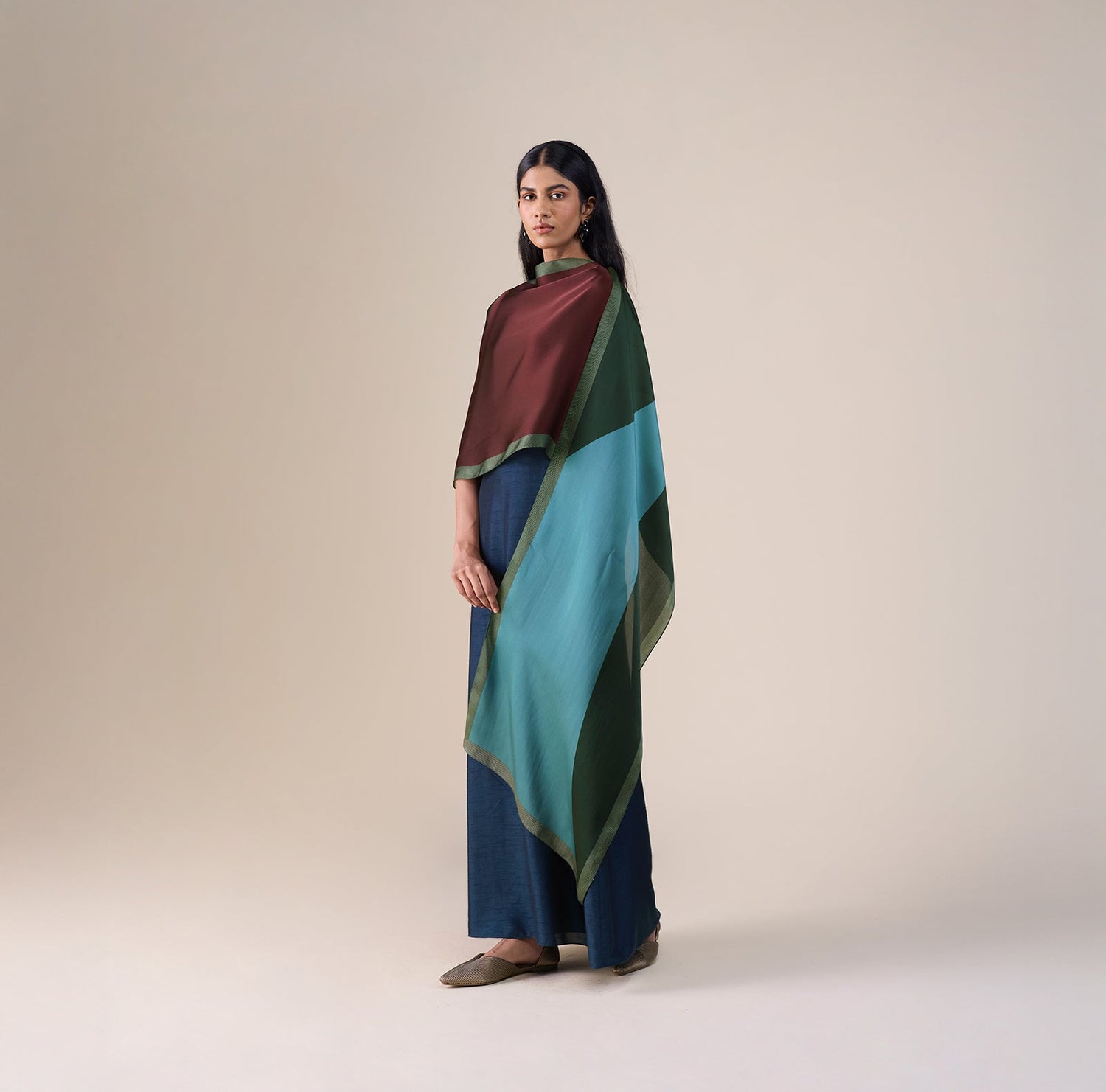   Organza Irene Scarf – Black