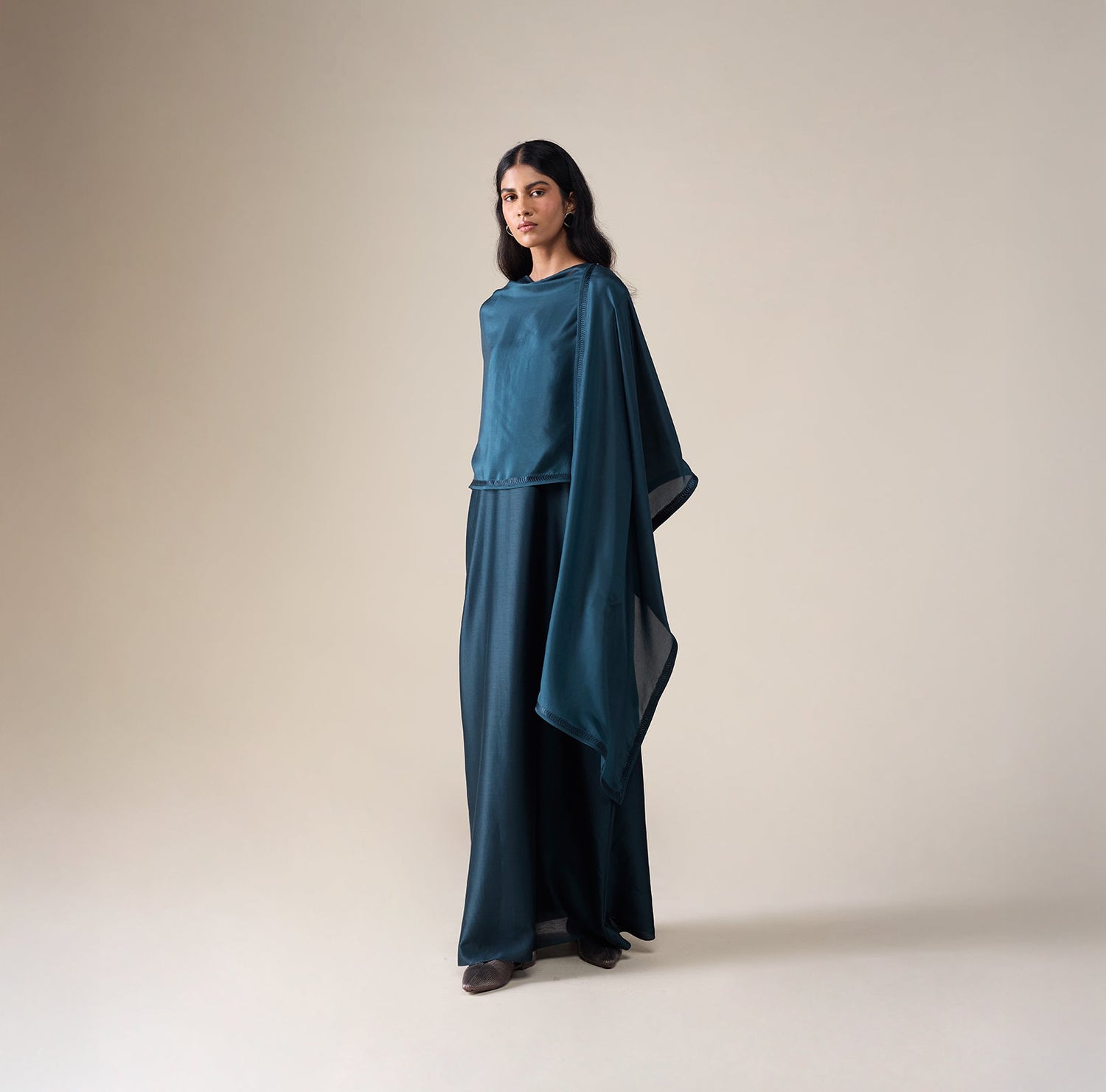  Silk Ivelle Scarf – Black