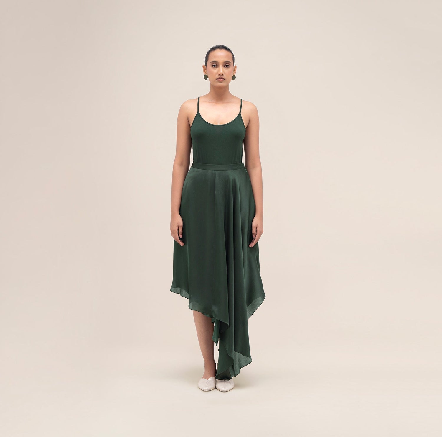  Organza Rysa Skirt – Green