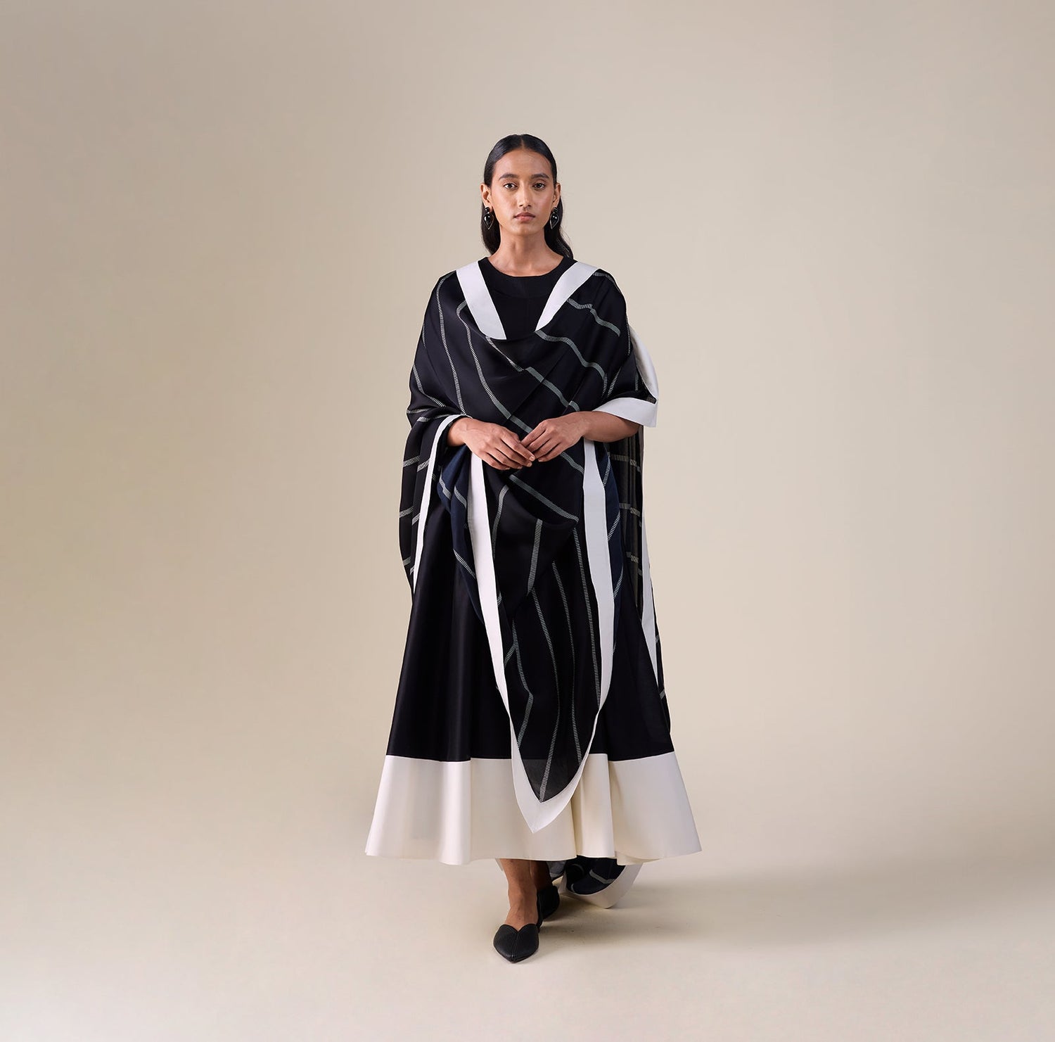   Organza Afeesa Kurta Set – Red