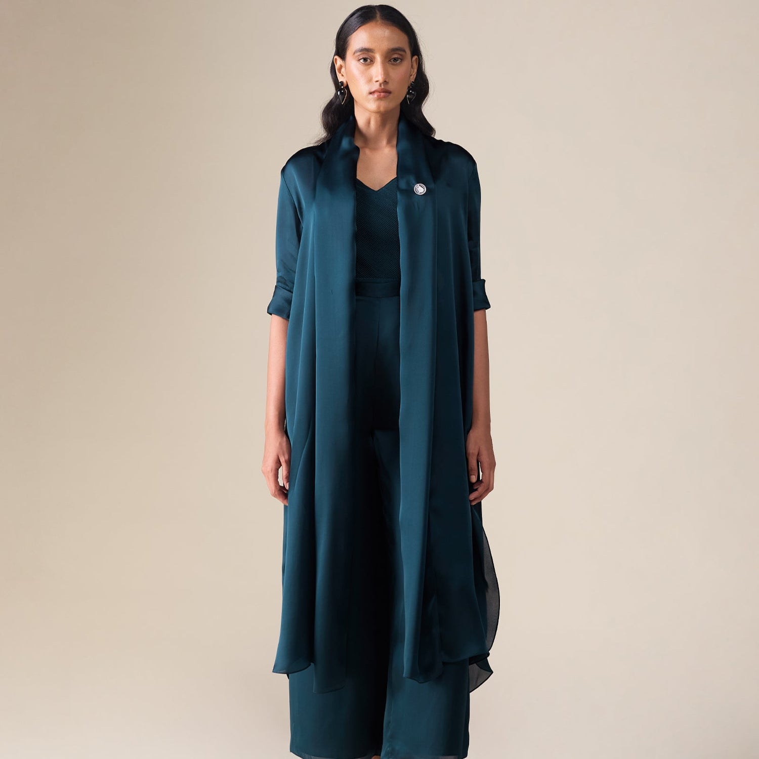  Organza  Elsa Throw Set – Black