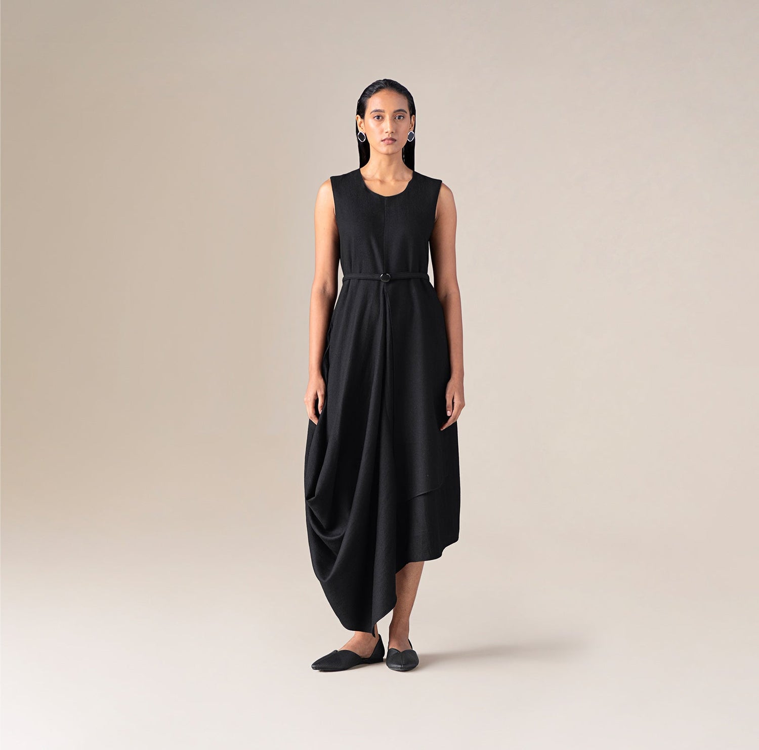  Wool Bria Dress – Black