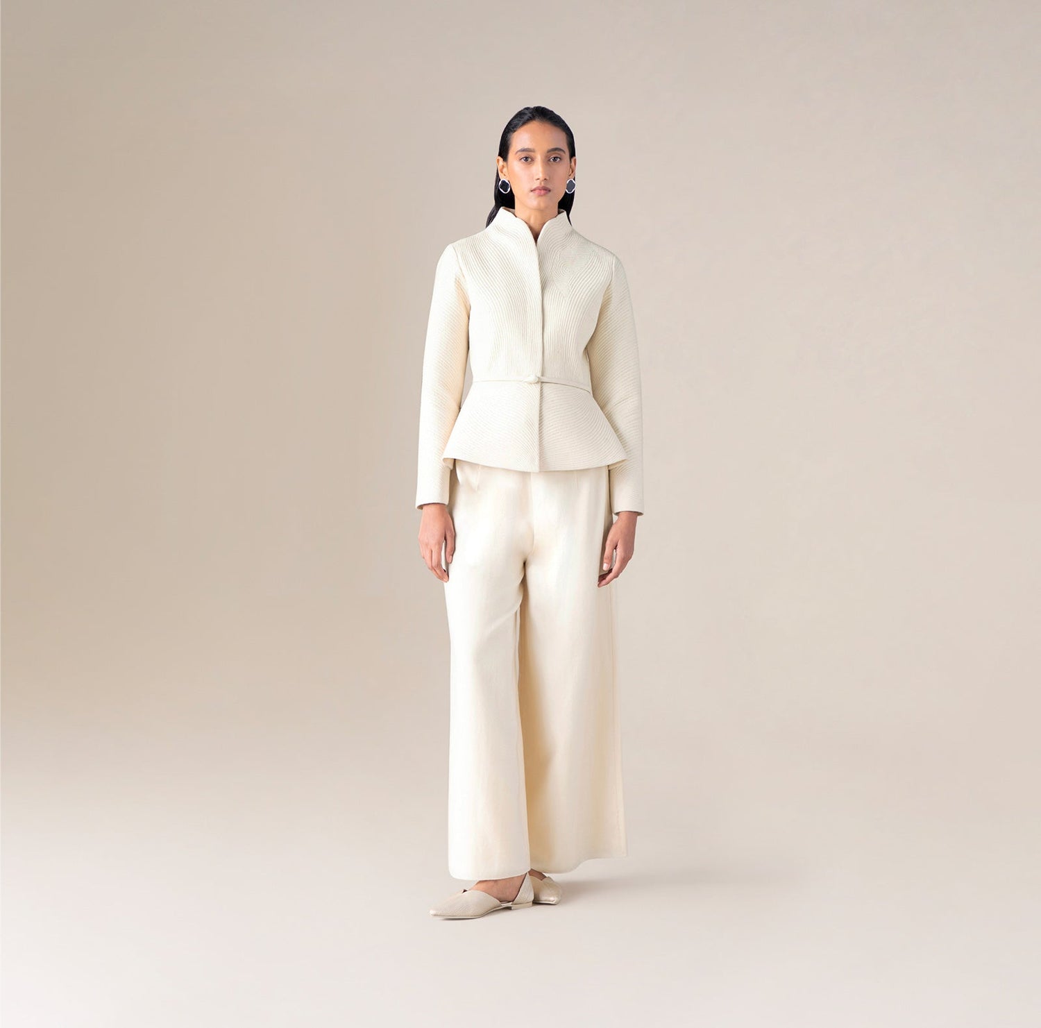  Wool Zima Jacket – Ivory