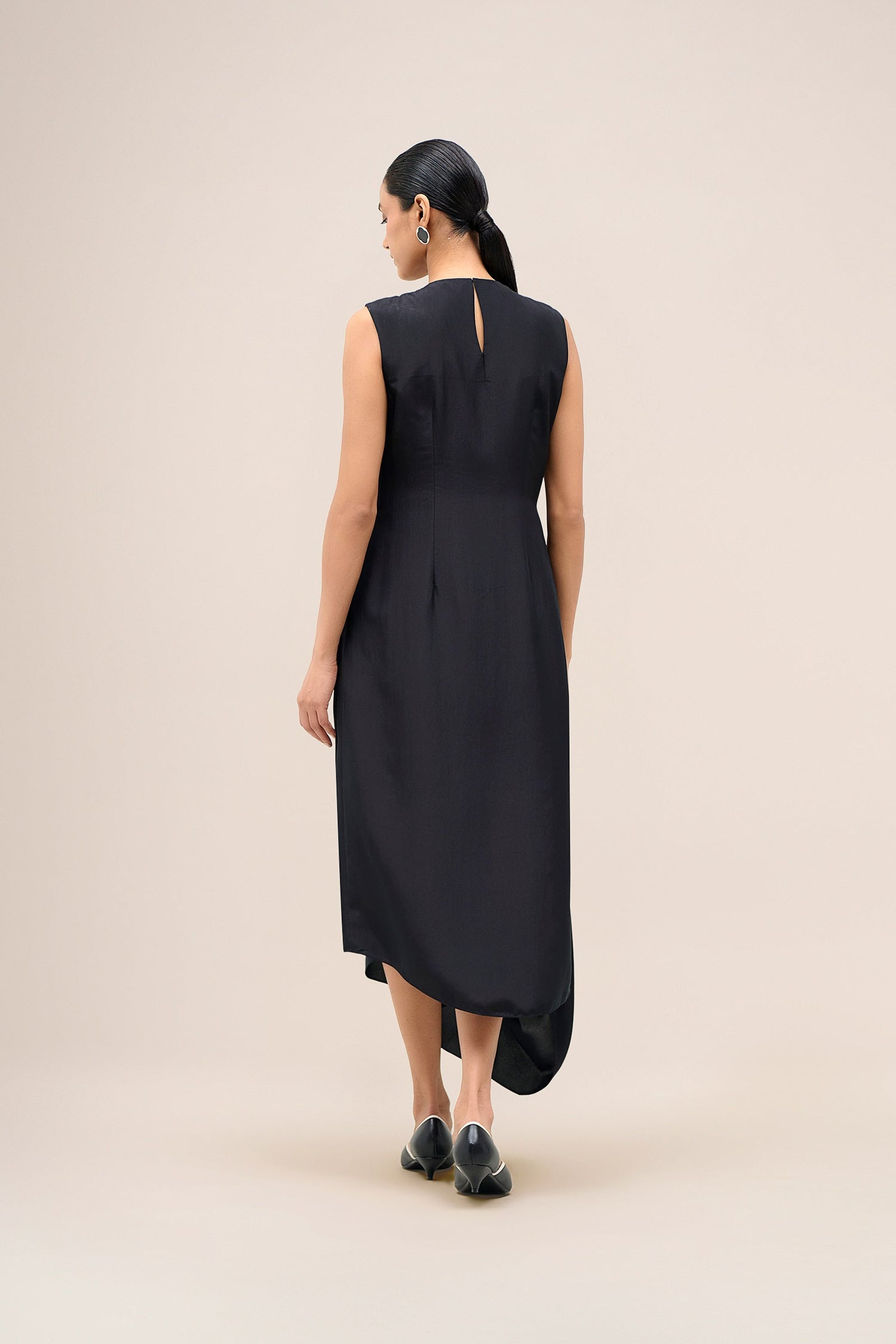 Chanderi Layla Jacket Set – Black