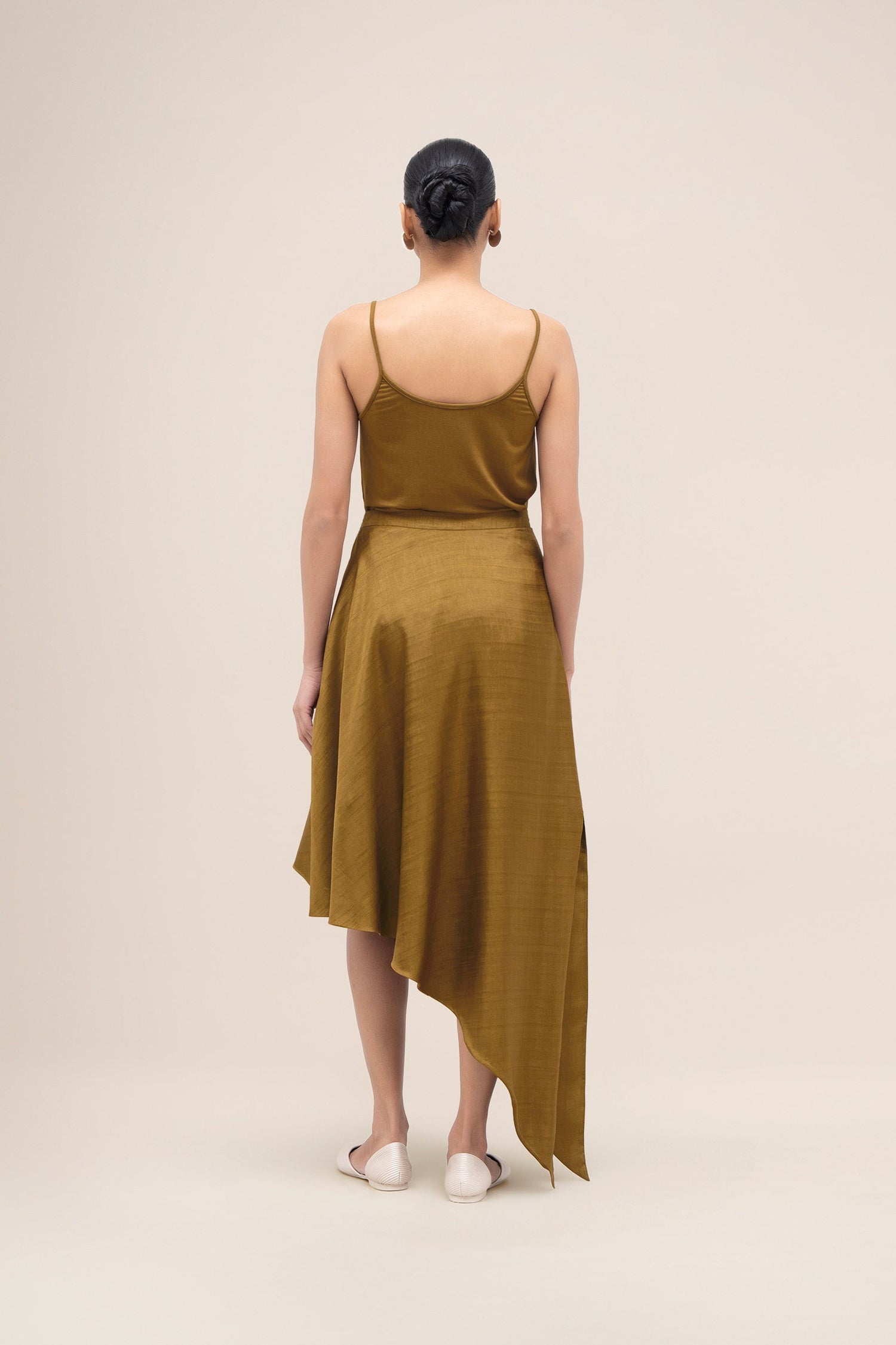  Silk Akina Shirt Set – Green