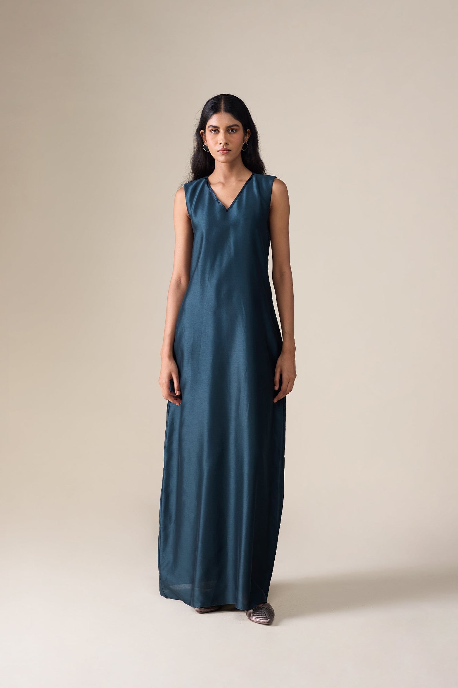  Silk Raziya Abaya Set – Black