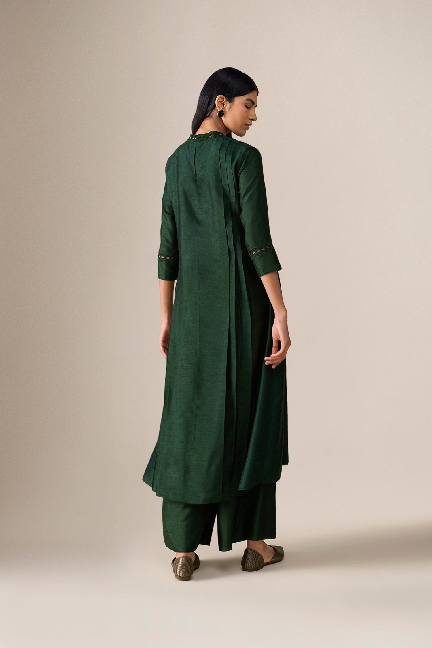  Silk Shiloh Kurta Set – Green