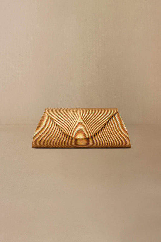 Faux Leather Reba Clutch – Metallics