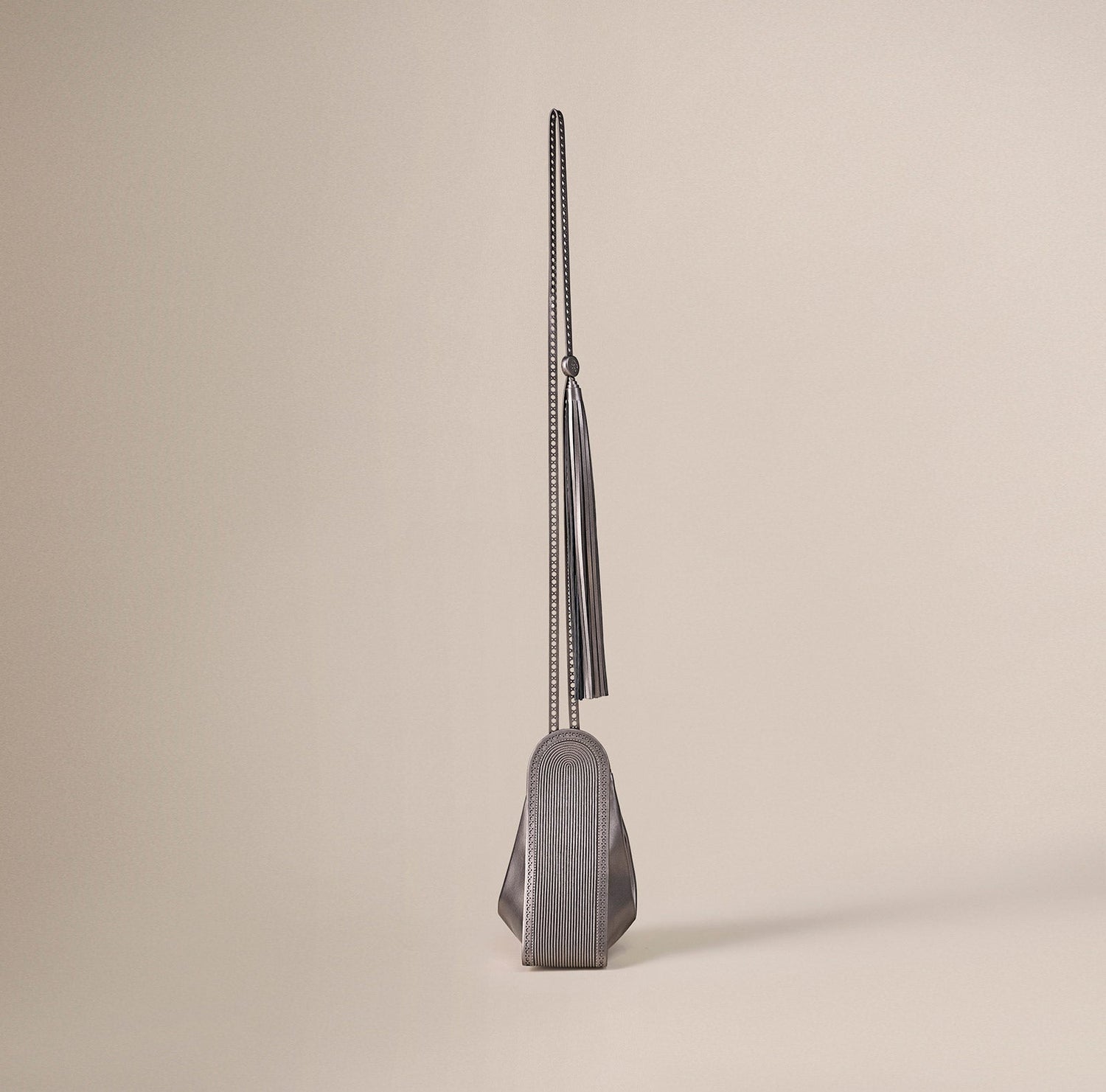   Faux Leather Khanum Bag – Metallics