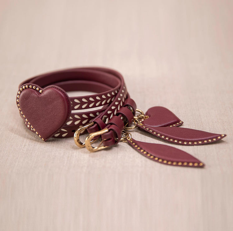 Kainaat Belt - Burgundy