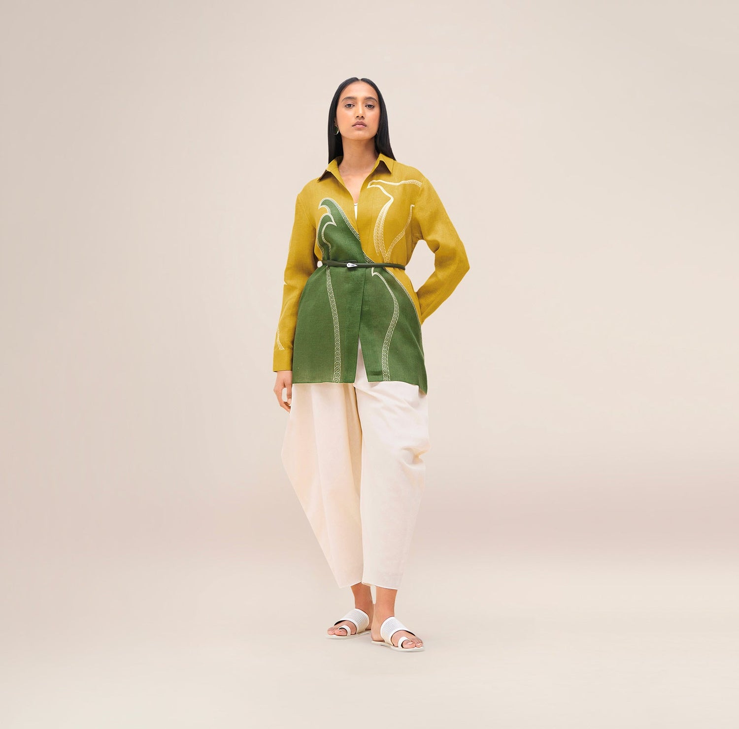  Linen Ardea Shirt – Yellow