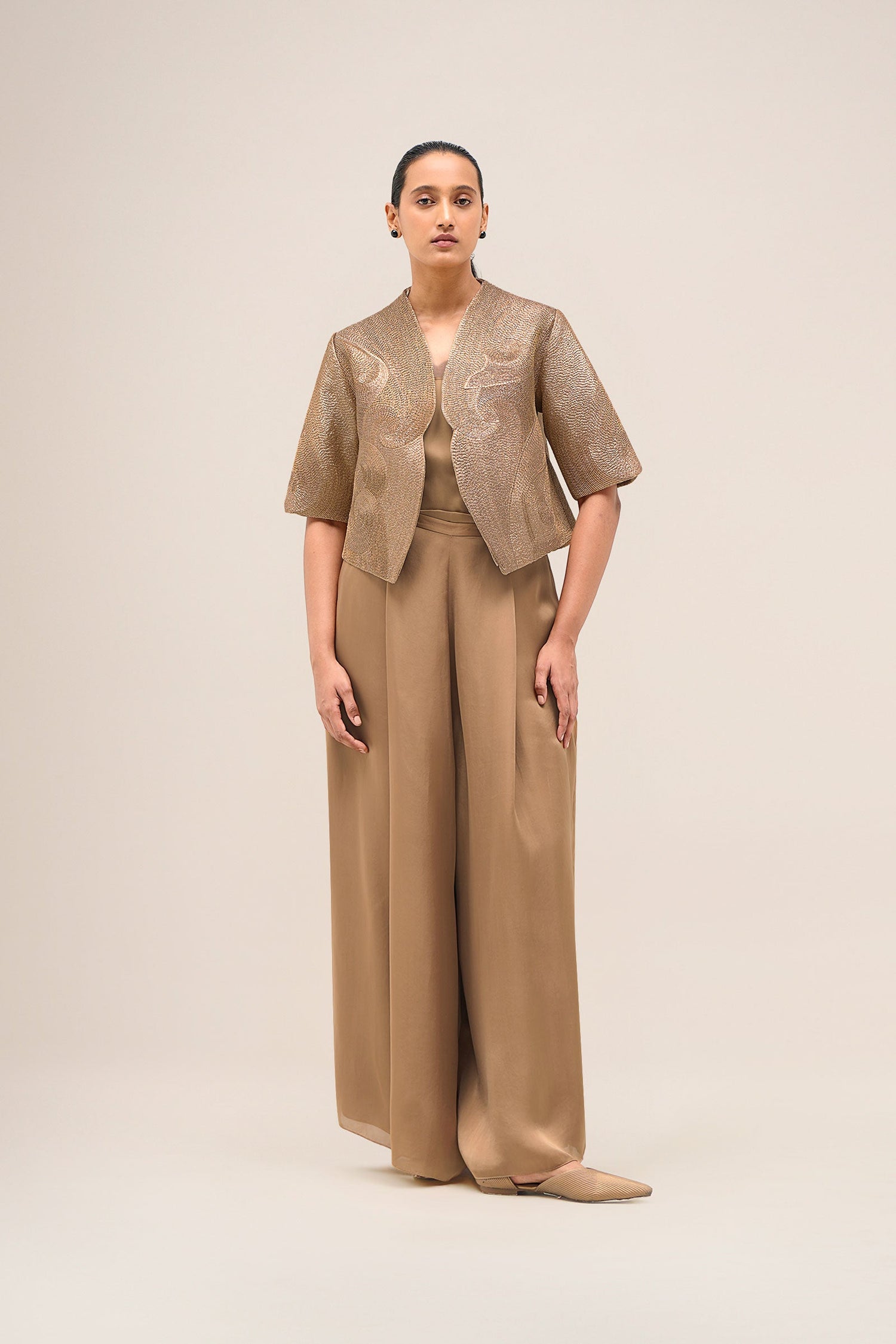  Metallic Samara Jacket Set – Metallics