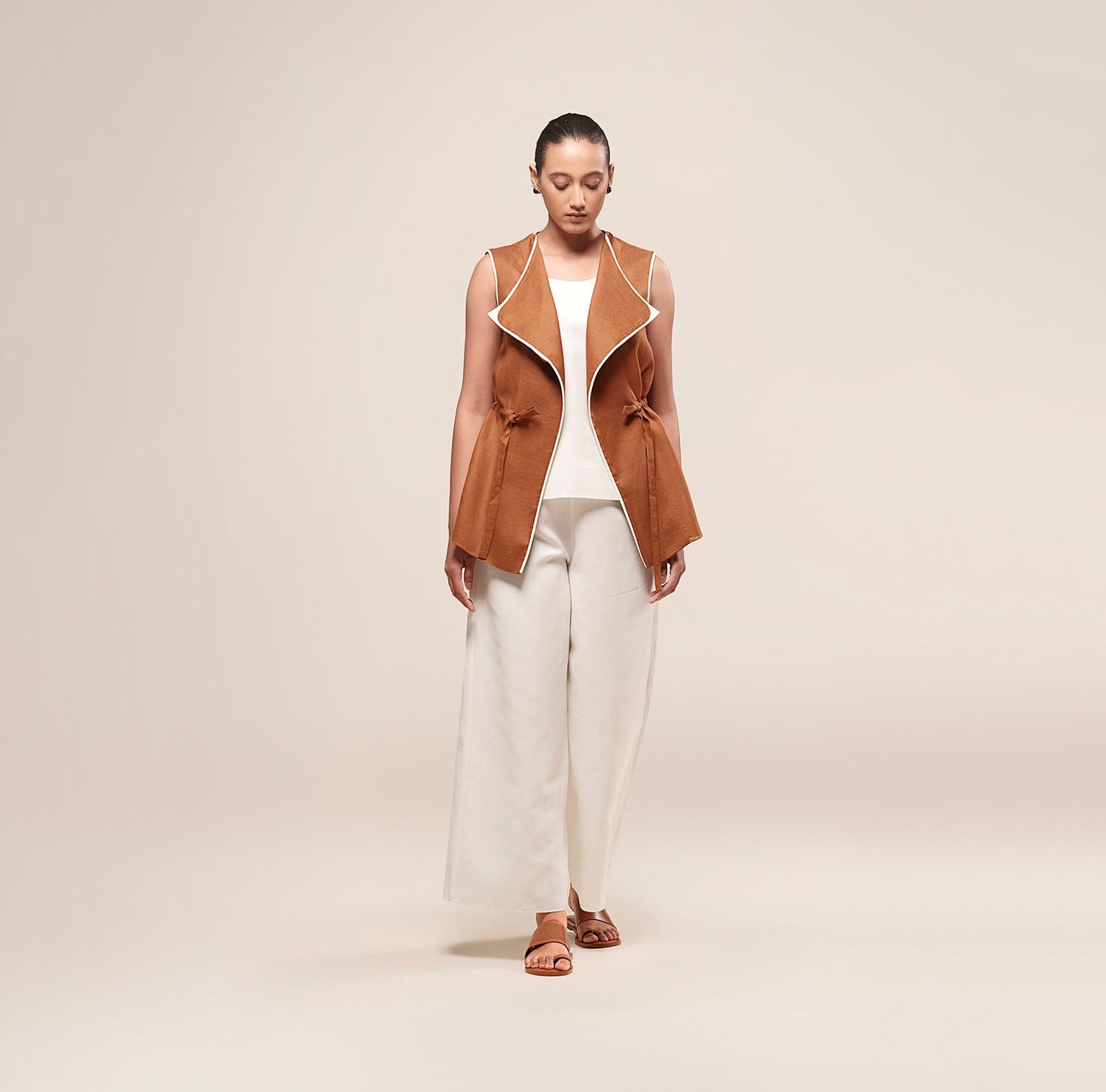  Linen Elmira Jacket – Beige