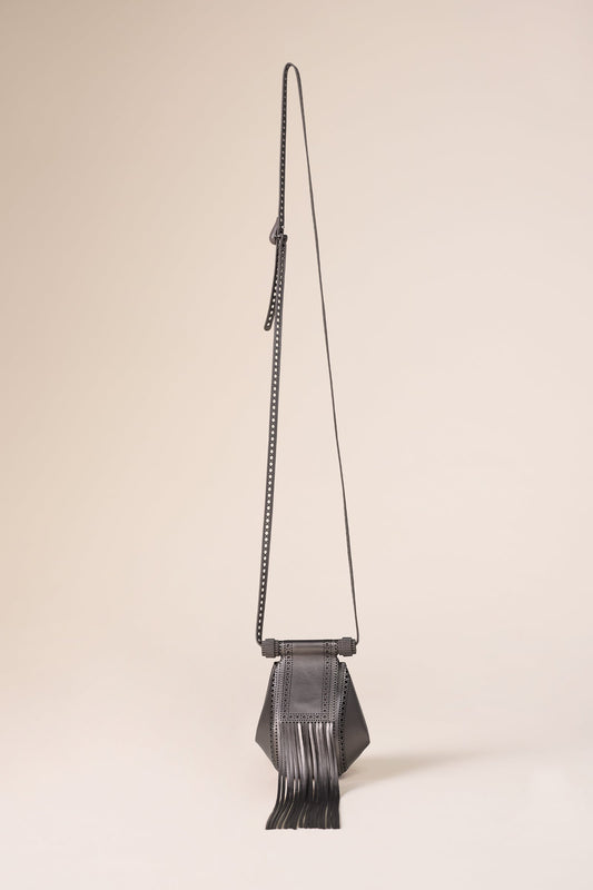  Faux Leather Zimri Bag – Metallics