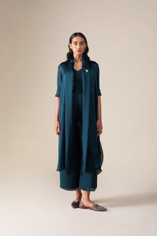 Organza  Elsa Throw Set – Black