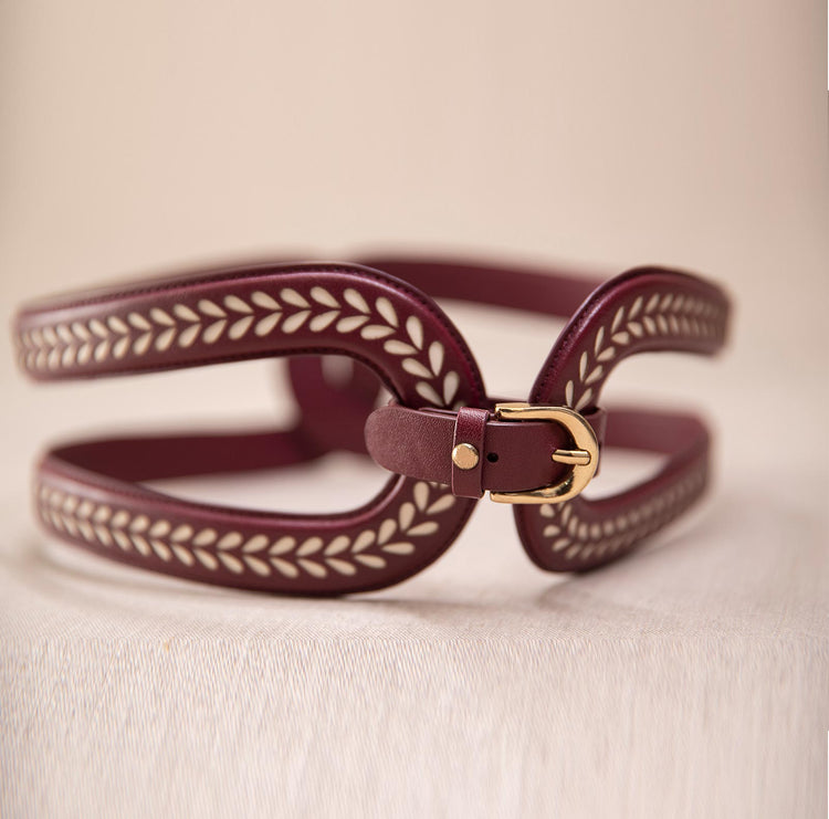 Adara Belt - Burgundy