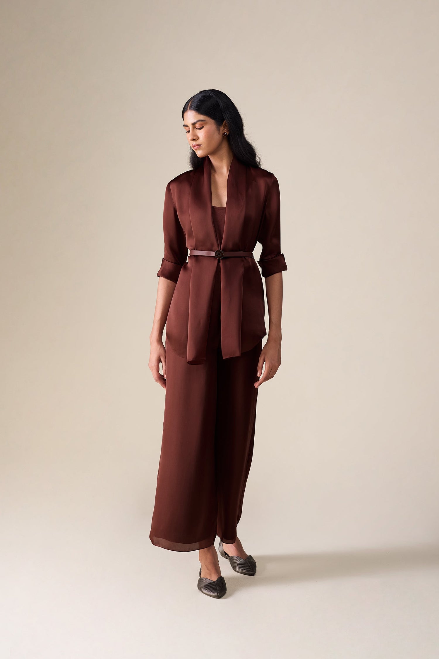  Organza  Mana Throw Set – Black