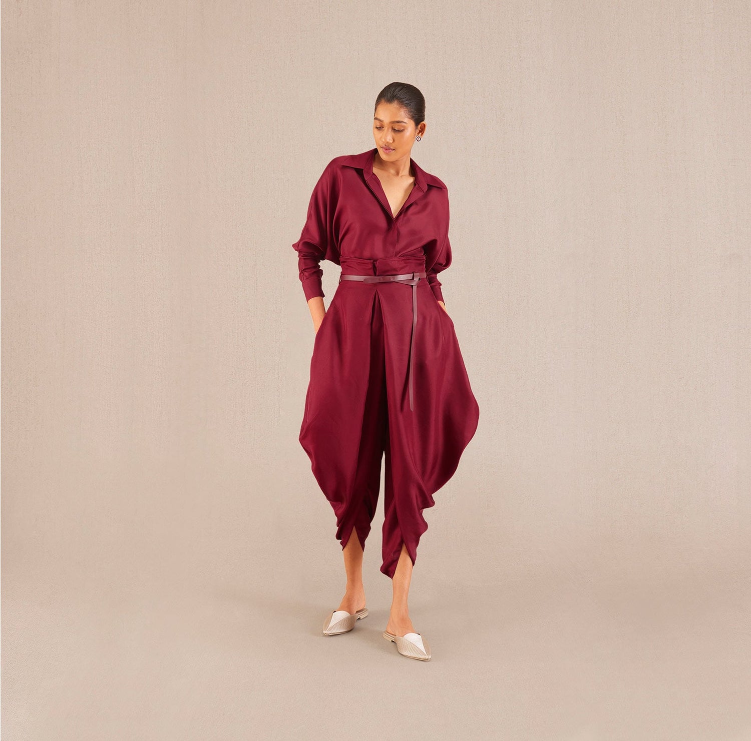 Mehr Co-ord Set - Wine 