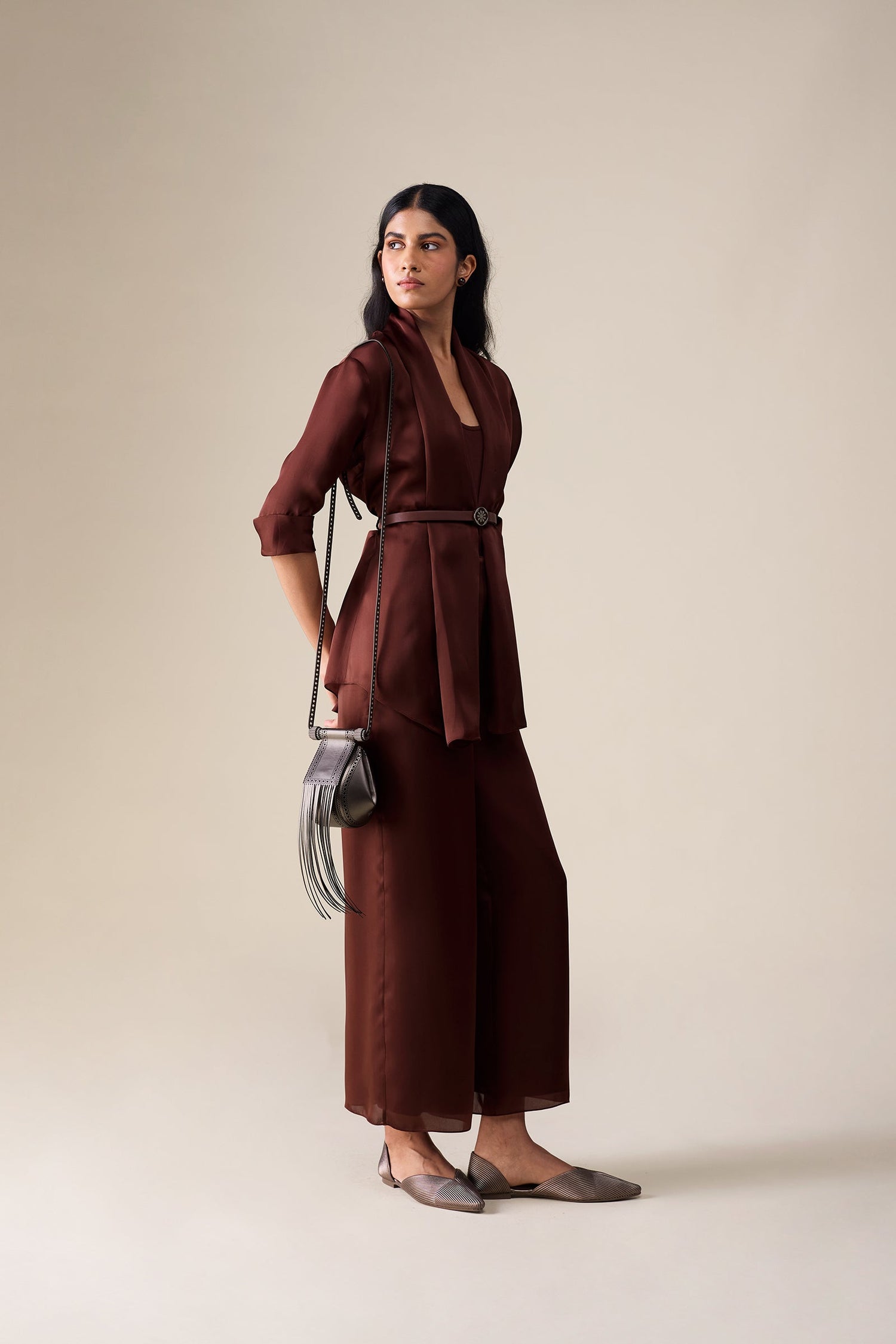  Organza  Mana Throw Set – Black