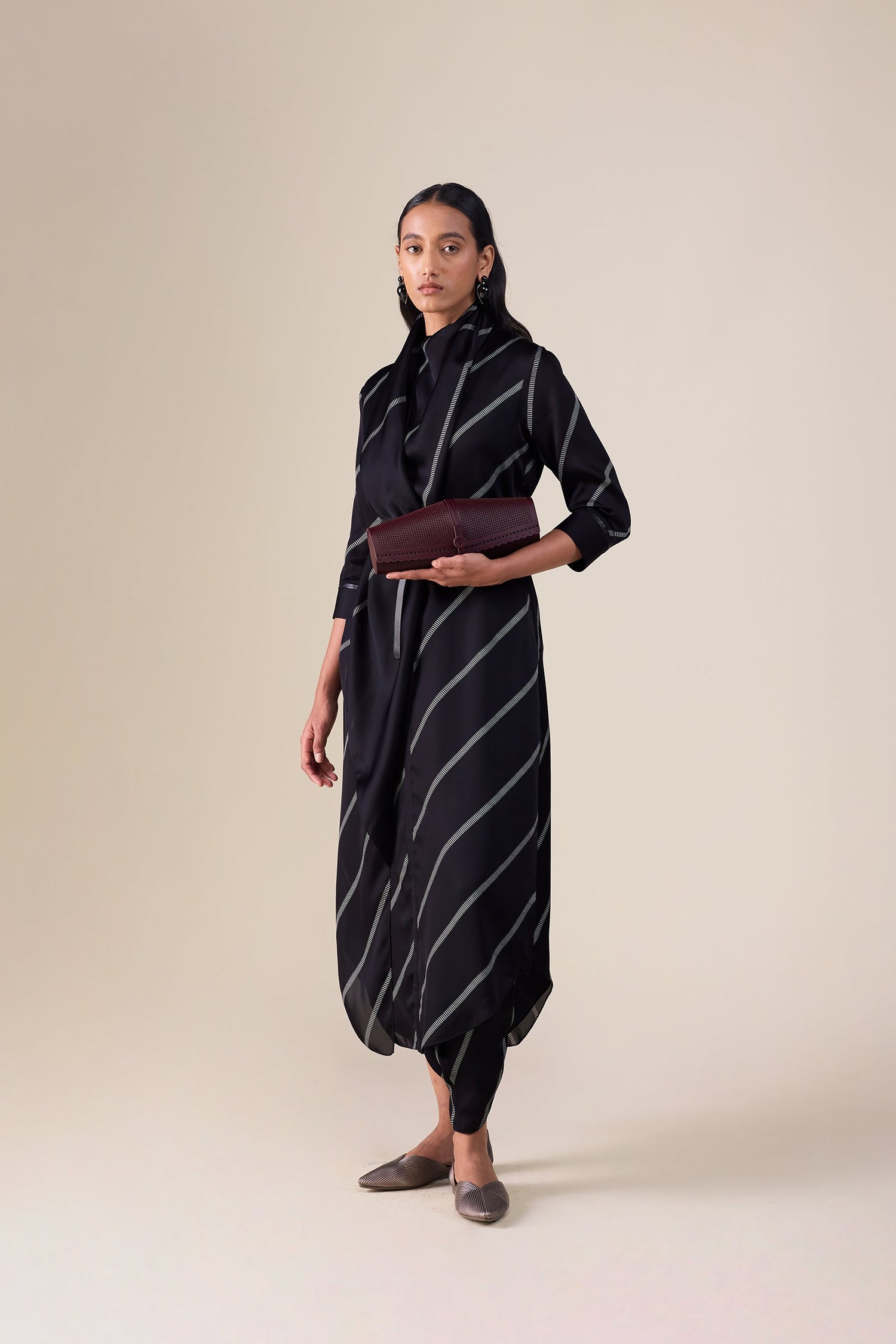   Faux Leather Nilah Bag – Red