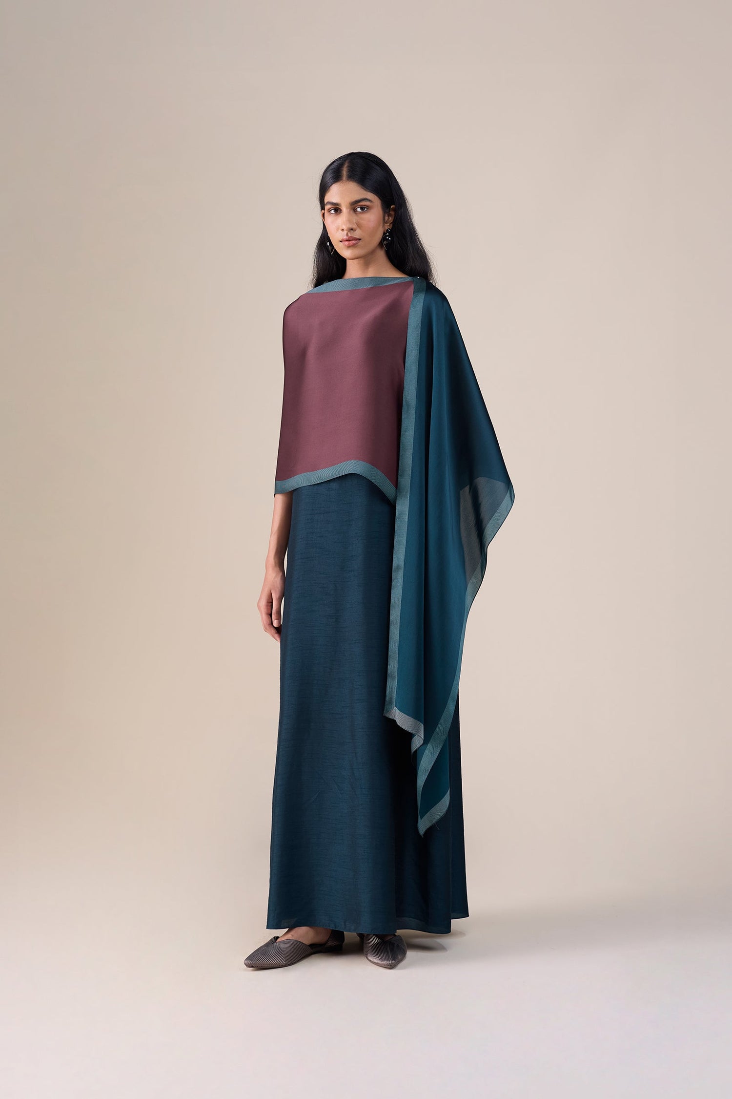  Organza Izora Scarf – Black