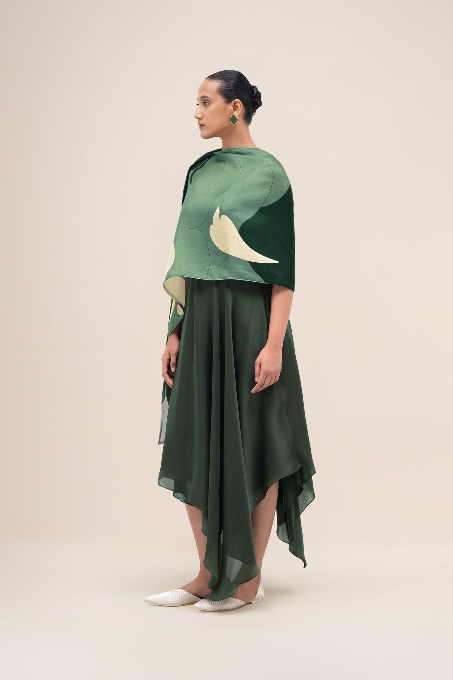  Silk Nazr Scarf – Green