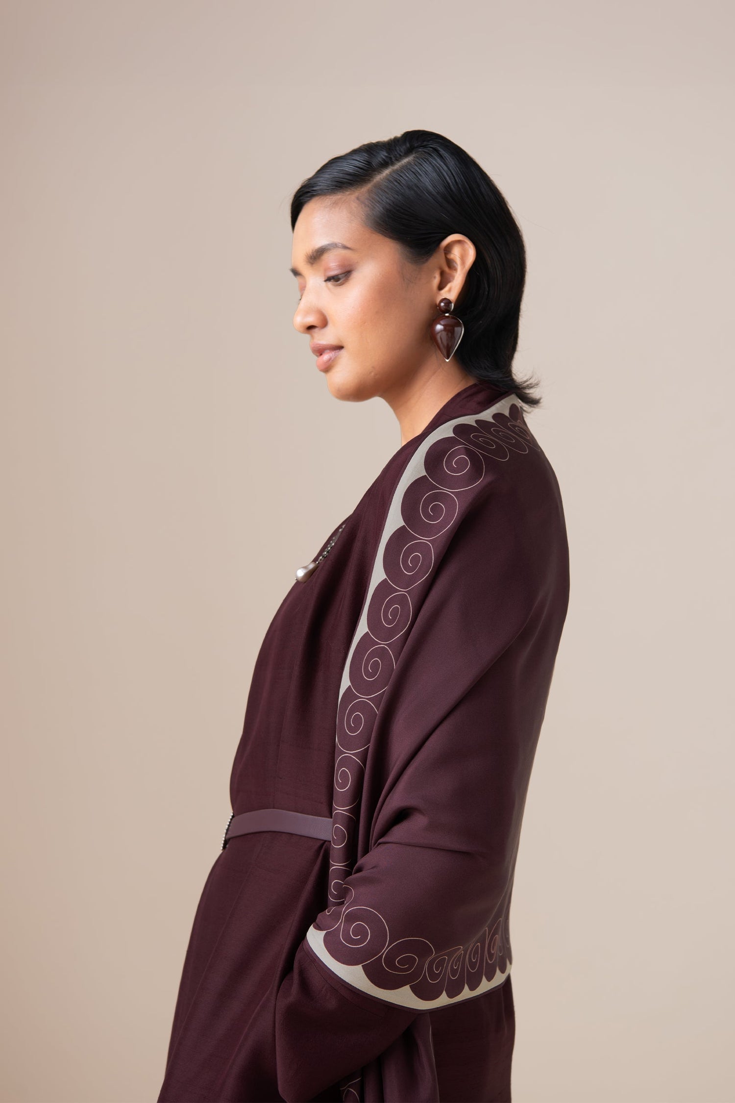  Silk Anah Scarf – Red