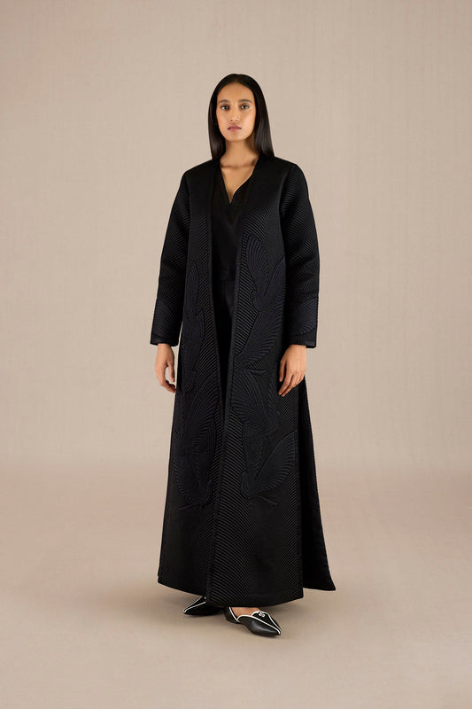 Silk Nia Jacket Set – Black
