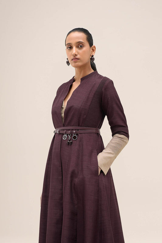 Silk Zahra Jacket Set – Red