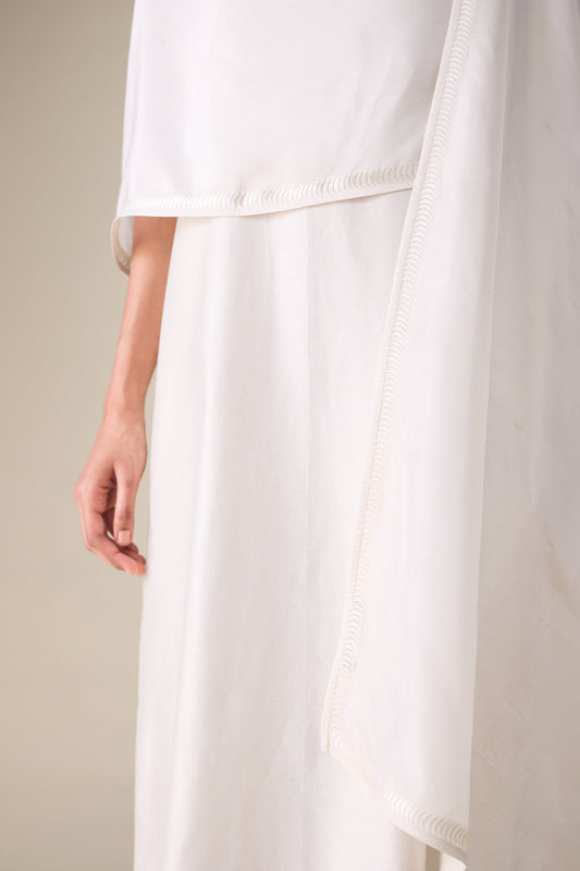 Silk Ivelle Scarf – Ivory