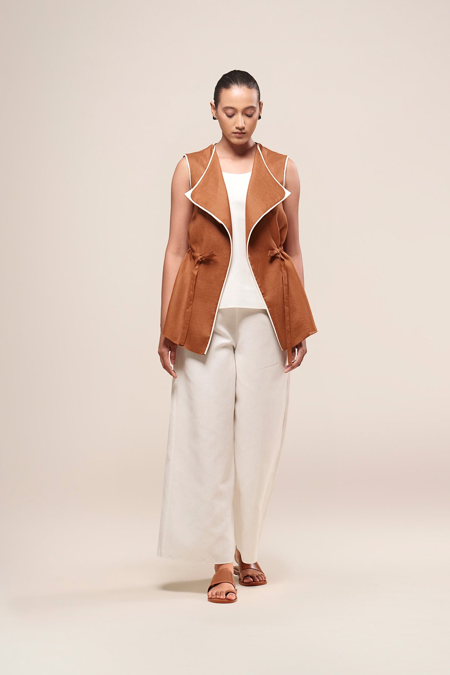  Linen Elmira Jacket – Beige