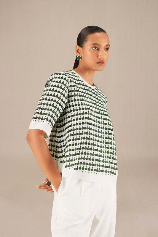 Linen Dana Crop Top Set – Ivory