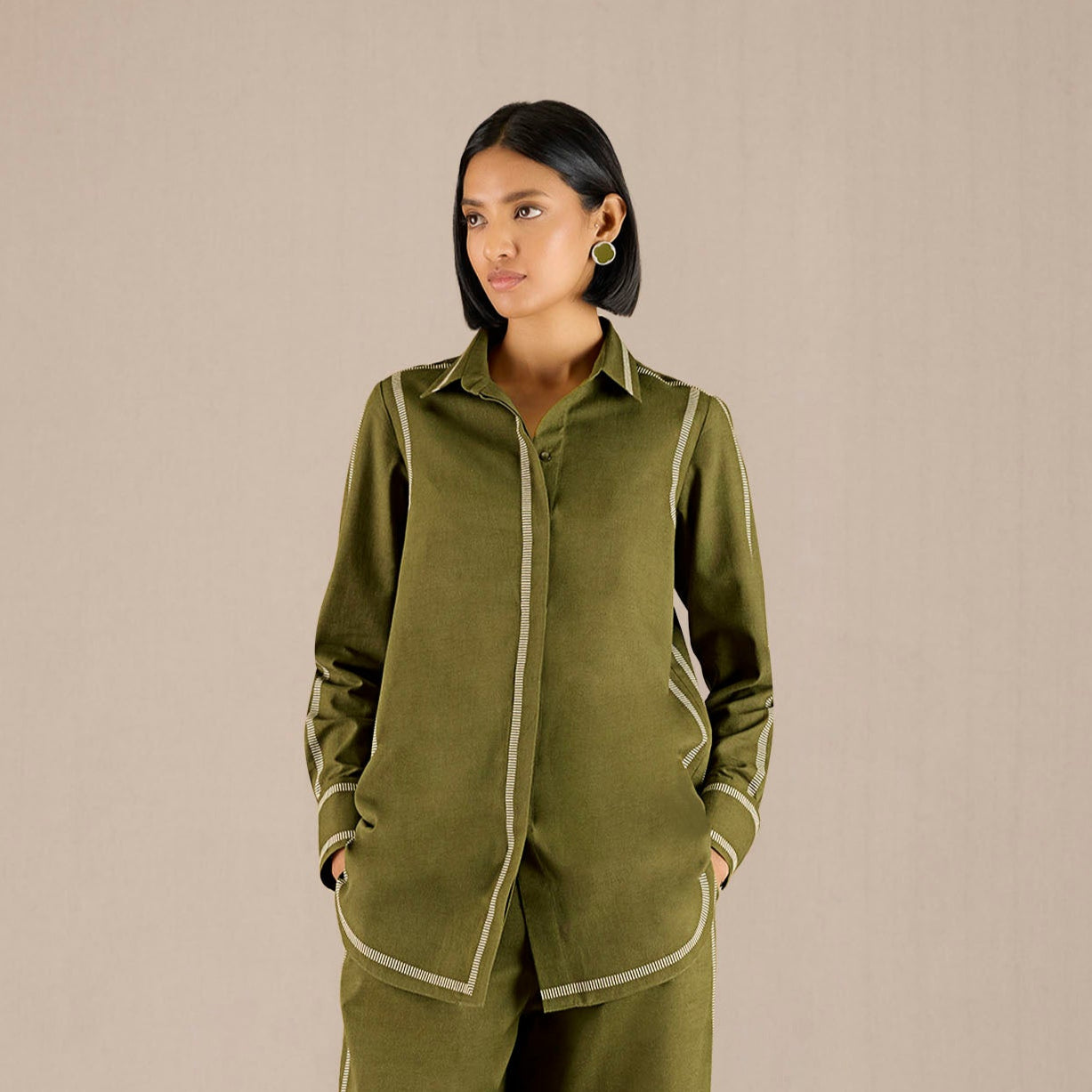  Khadi Meg Shirt – Green