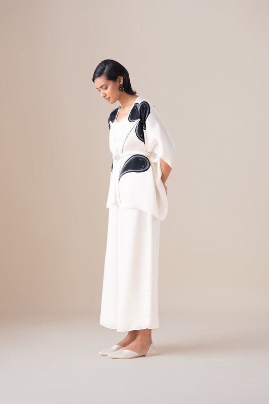 Organza Veya Cape – Ivory