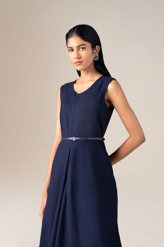 Wool Arzu Dress – Blue