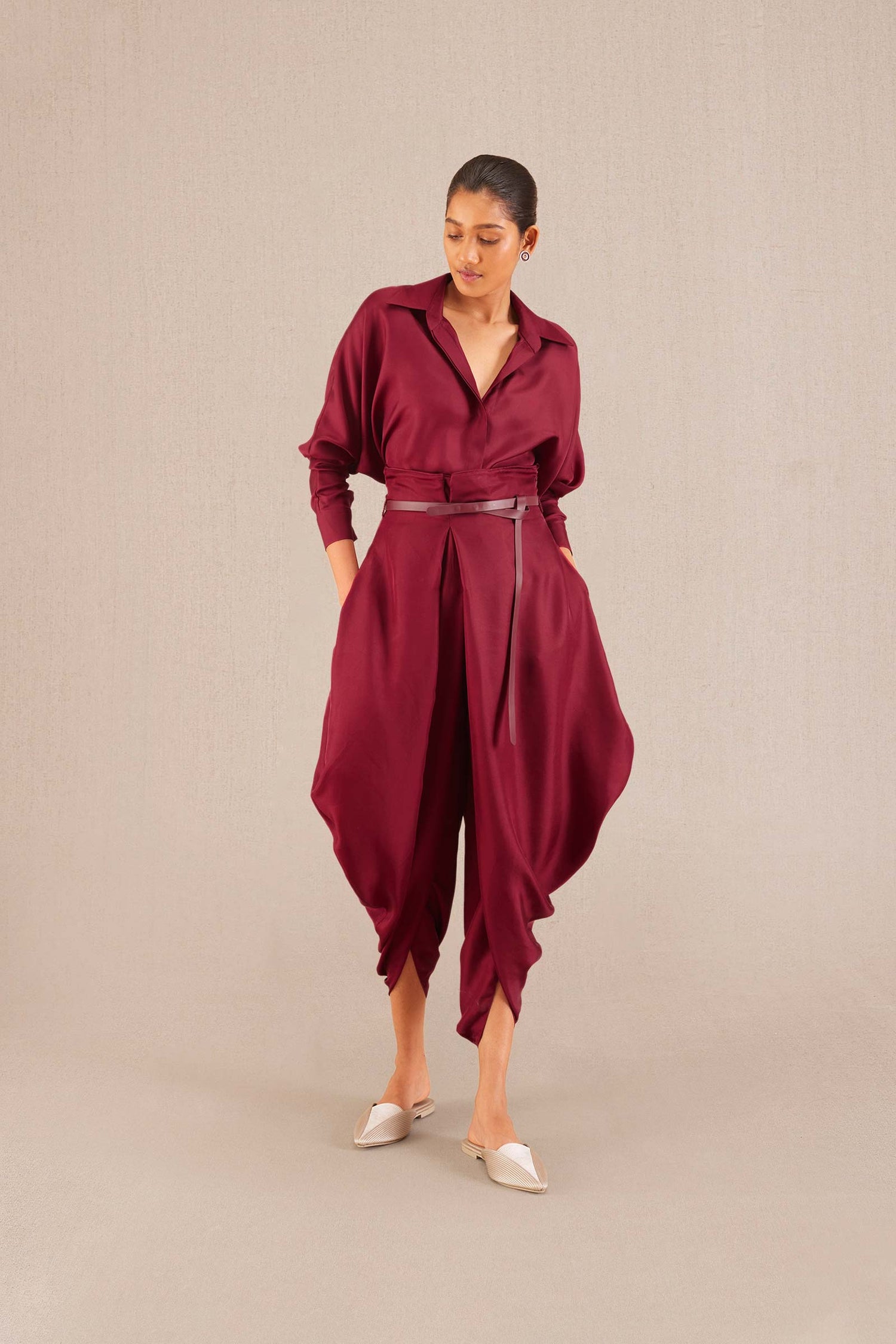 Mehr Co-ord Set - Wine 