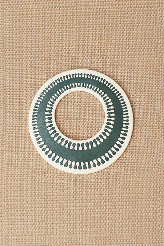 Faux Leather Duah Bangle – Green