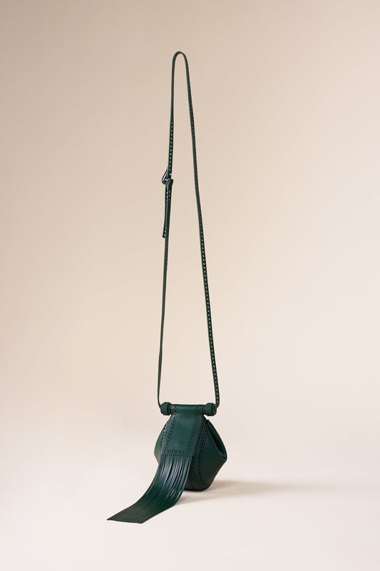  Faux Leather Zimri Bag – Green