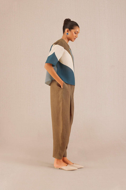 Linen Freya Co-ord Set – Beige