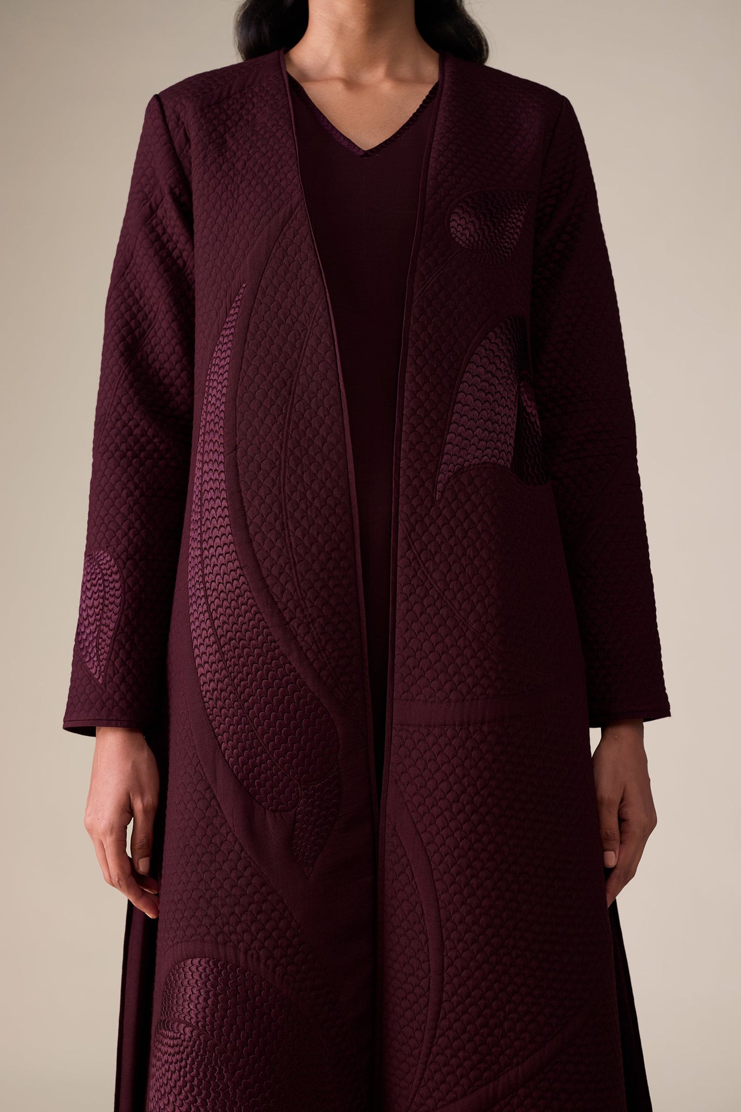  Silk Raziya Abaya Set – Red