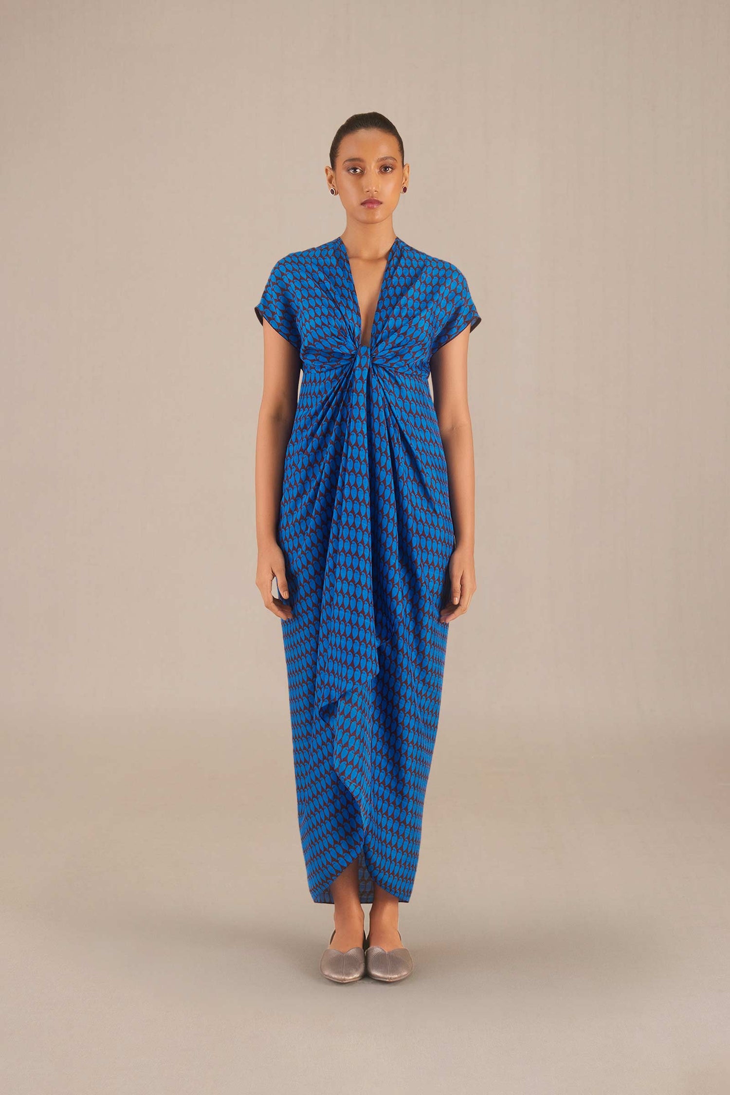 Diah Dress - Cobalt