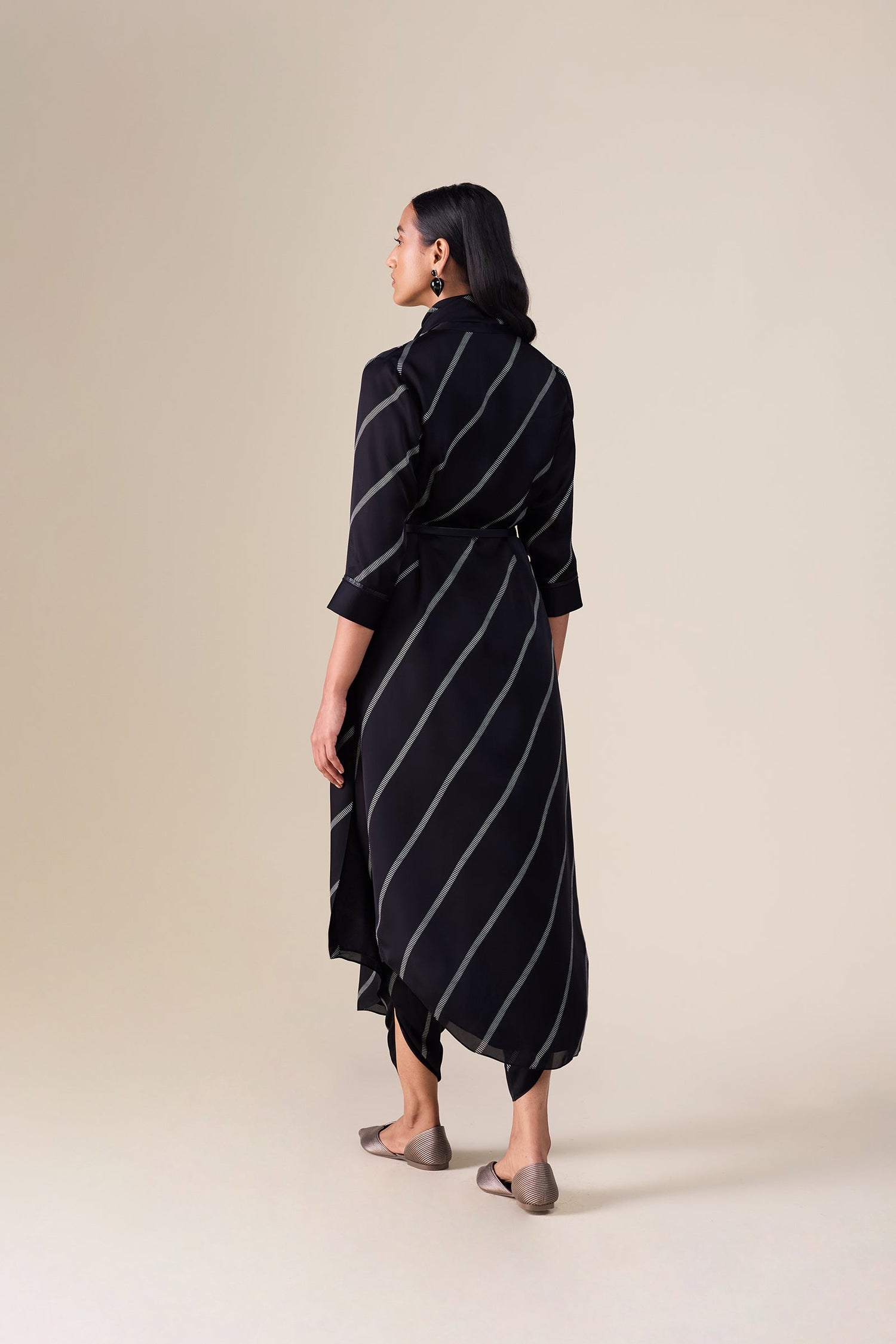  Organza  Zeba Tunic Set – Green