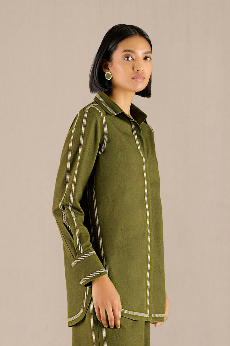  Khadi Meg Shirt – Green