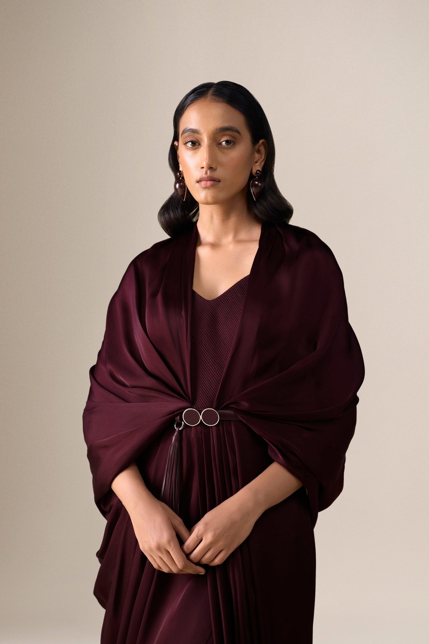  Organza Ekiya Saree – Red