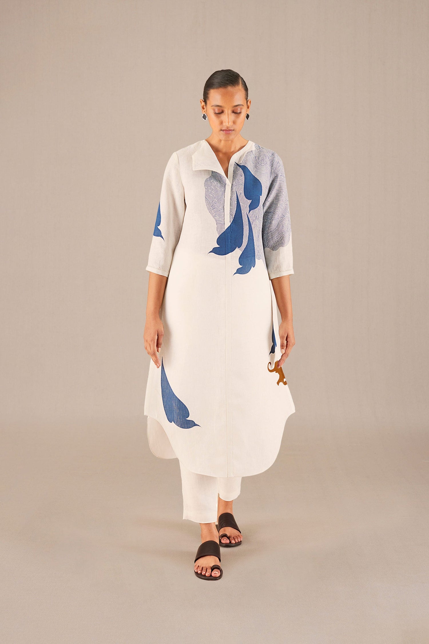 Alana Tunic Set - Ivory  
